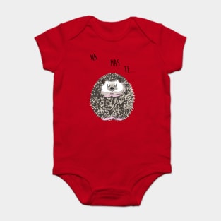 Namaste hedgehog Baby Bodysuit